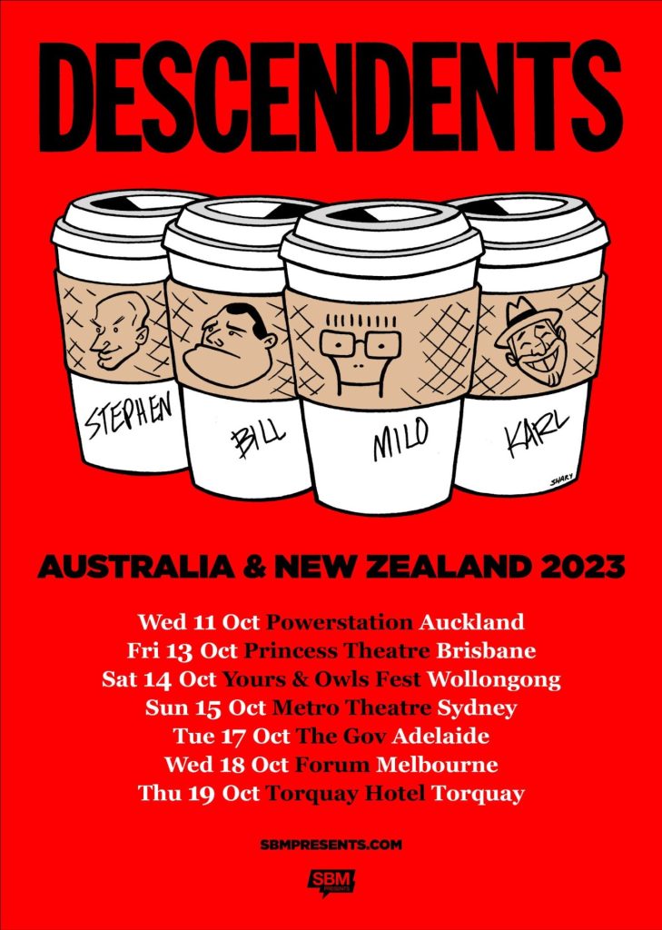 descendants band tour australia