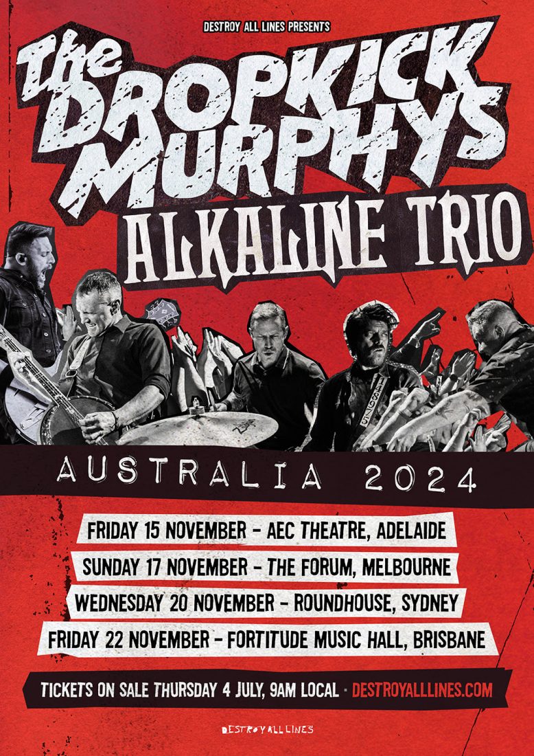 dropkick murphys tour australia